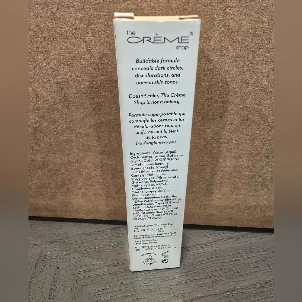 The Crème Shop Full Coverage Concealer Shade TAN NEWl